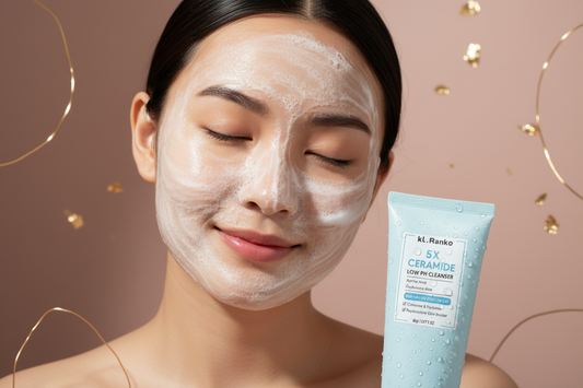 Model with Foam and Bottle